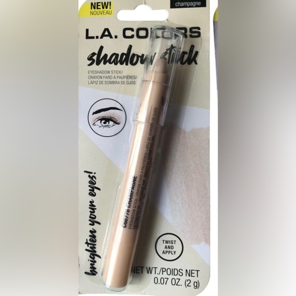 2pack Assorted creamy metallic eye Shadow stick in blue champagne pink purple - Picture 5 of 9